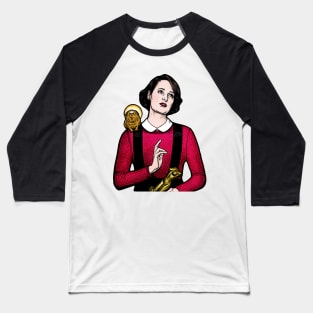 Fleabag Goddess Mural Baseball T-Shirt